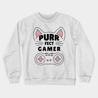 PURR-fect gamer Crewneck Sweatshirt